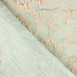 Brocado Lurex Floral Verde Agua - Ribes y Casals