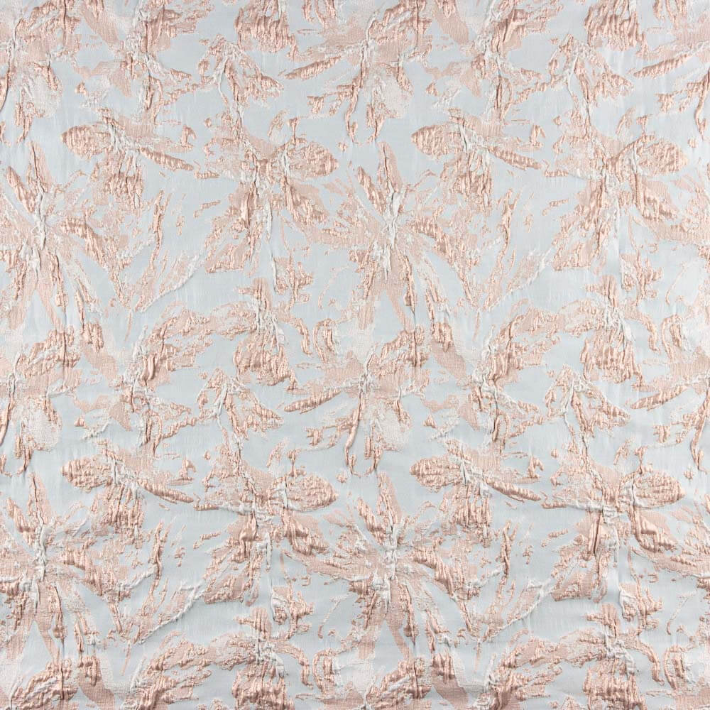 Brocado Lurex Floral Salmón - Ribes y Casals