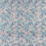 Brocado Lurex Floral Azul - Ribes y Casals