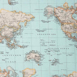 Loneta estampada Mapamundi Vintage - Ribes y Casals