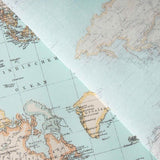 Loneta estampada Mapamundi Vintage - Ribes y Casals