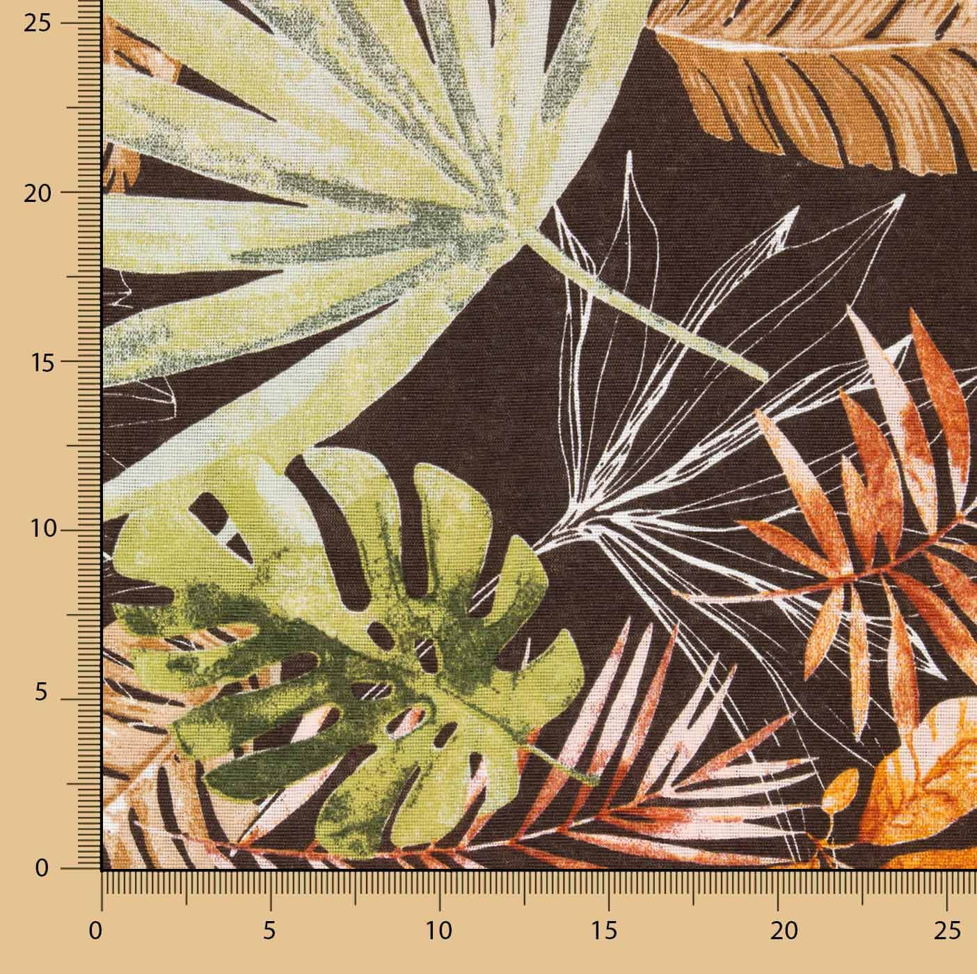 Loneta Tropical Hojas Oscuro - Ribes y Casals