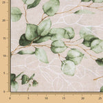 Loneta Estampada Hojas de Eucalipto - Ribes y Casals