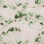 Loneta Estampada Hojas de Eucalipto - Ribes y Casals