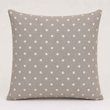 Loneta Estampada Lunares Blancos sobre Beige - Ribes y Casals