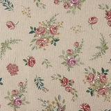 Loneta Estampada Floral Romántica sobre Beige - Ribes y Casals