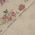 Loneta Estampada Floral Romántica sobre Beige - Ribes y Casals