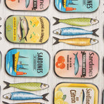 Mantelería Latas de Sardinas Vintage - Ribes y Casals