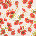 Loneta Estampada Amapolas y Margaritas - Ribes y Casals