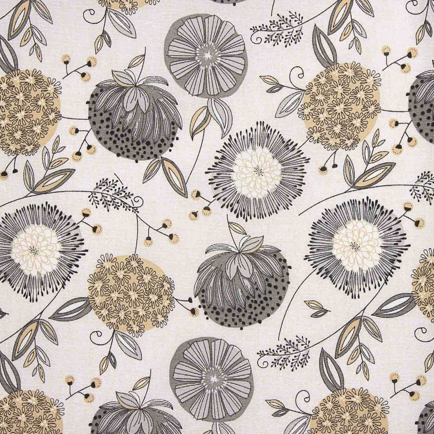 Loneta Estampada Flores Nórdicas - Ribes y Casals