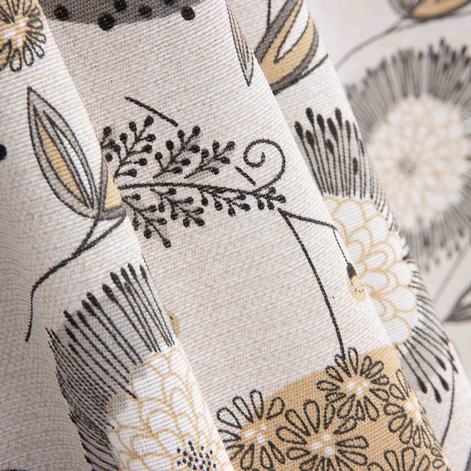 Loneta Estampada Flores Nórdicas - Ribes y Casals