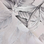 Loneta Estampada Flores Elegantes Gris - Ribes y Casals