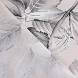 Loneta Estampada Flores Elegantes Gris - Ribes y Casals