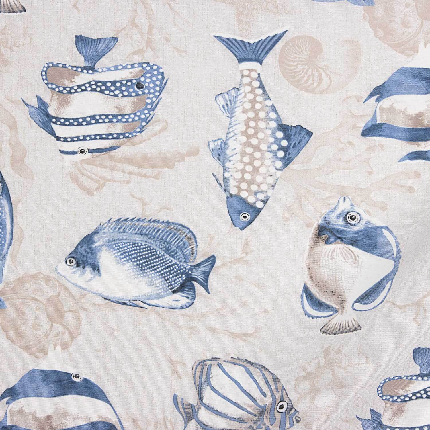 Loneta Estampada Peces Marinos - Ribes y Casals