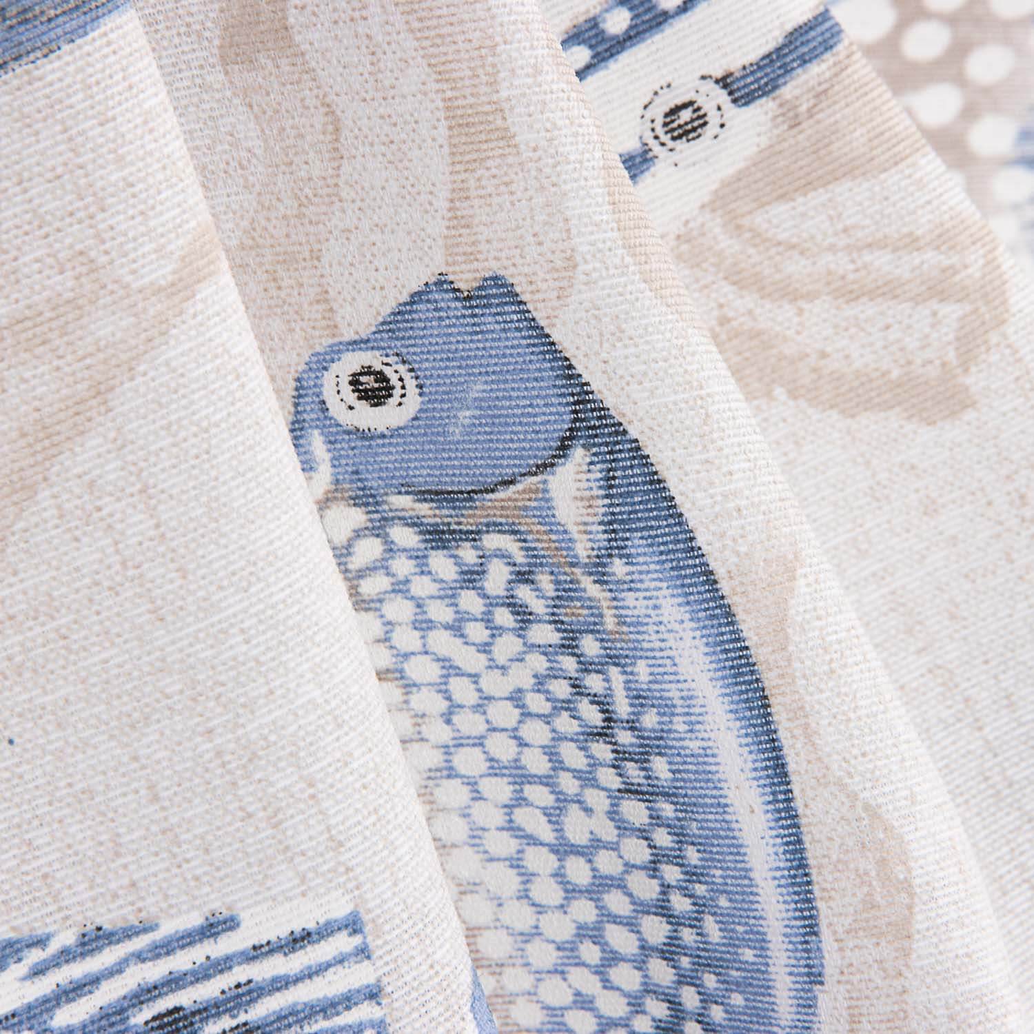 Loneta Estampada Peces Marinos - Ribes y Casals