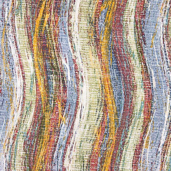 Loneta Estampada Ondas Multicolor - Ribes y Casals