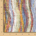 Loneta Estampada Ondas Multicolor - Ribes y Casals