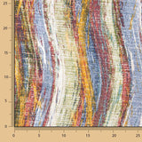 Loneta Estampada Ondas Multicolor - Ribes y Casals