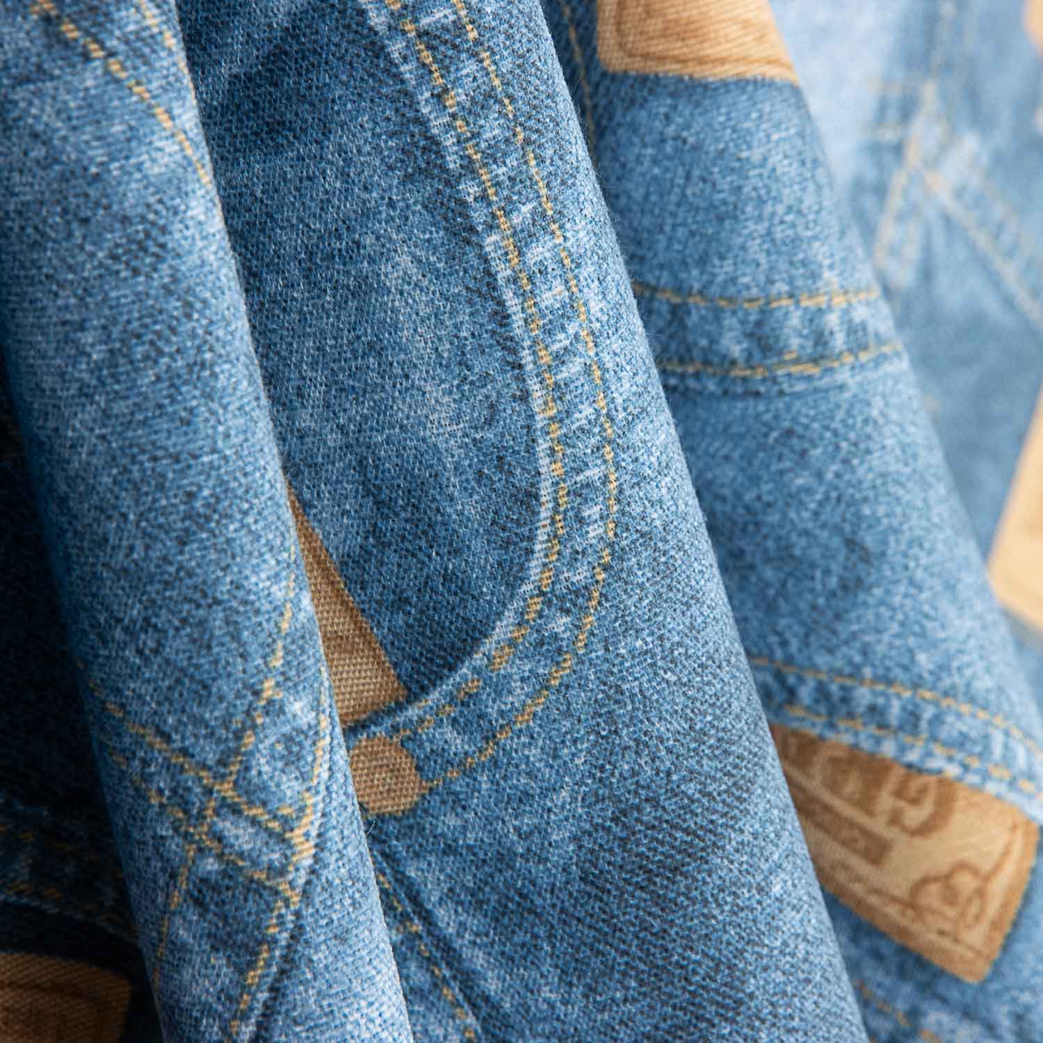 Loneta Estampada Tejanos Denim - Ribes y Casals