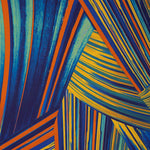 Satén Estampado Jaipur Azules - Ribes y Casals