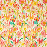 Crepé Viscosa Estampada Flores Acuarela Cálida - Ribes y Casals