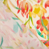 Crepé Viscosa Estampada Flores Acuarela Cálida - Ribes y Casals