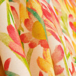 Crepé Viscosa Estampada Flores Acuarela Cálida - Ribes y Casals