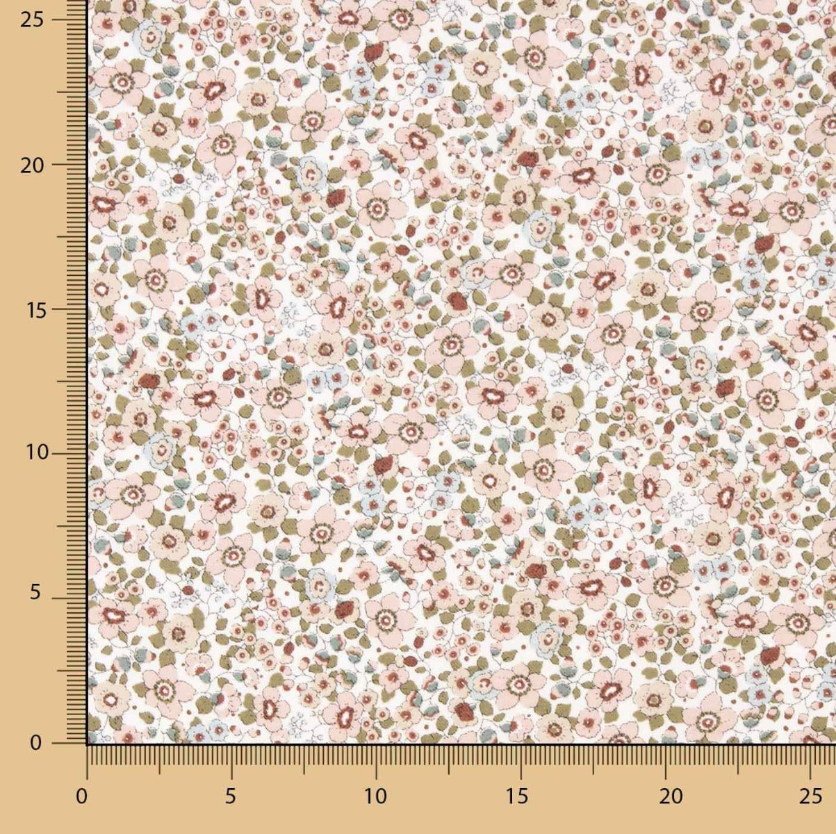 Viyela Algodón Mini Flores Silvestres - Ribes y Casals