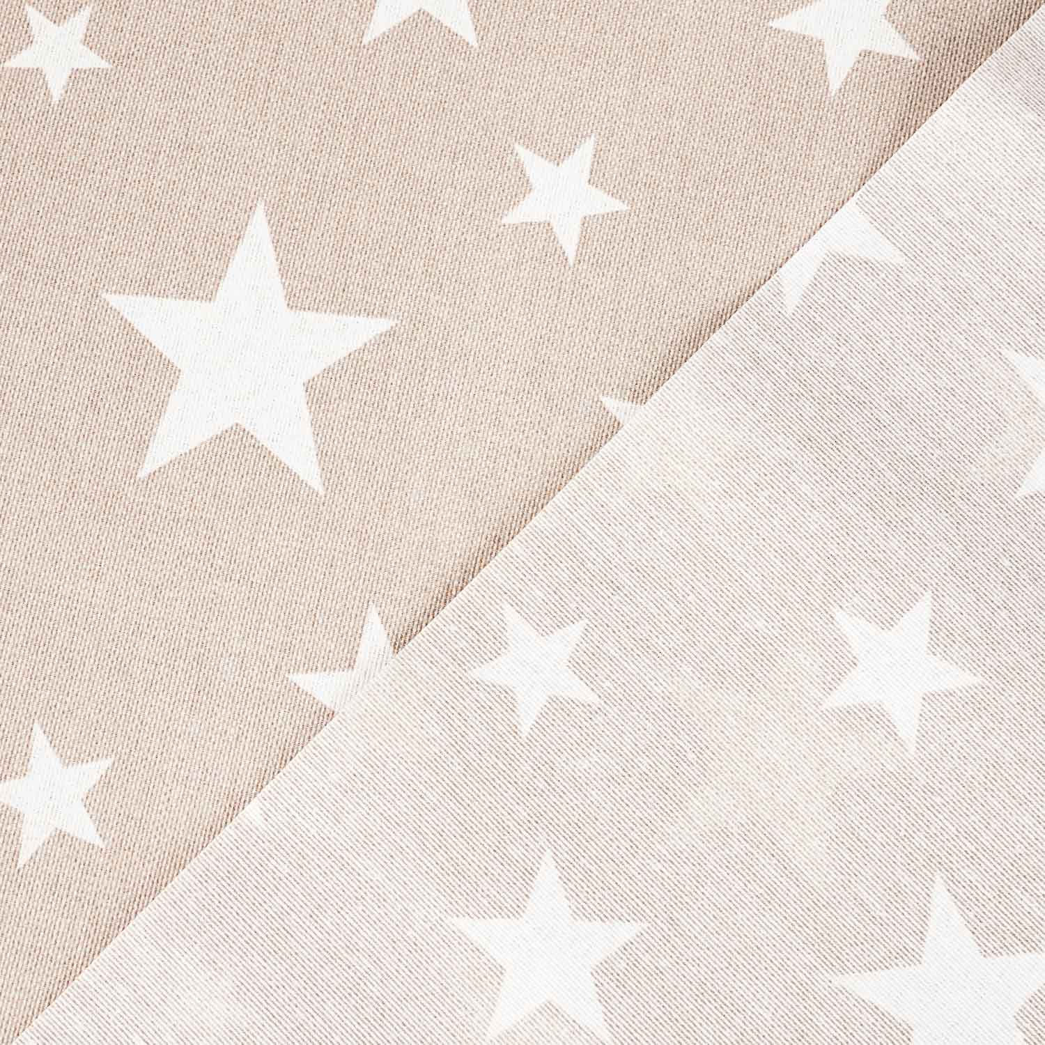 Mantel Resinado Estrellas Beige - Ribes y Casals