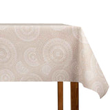 Mantel Resinado Mandalas Beige - Ribes y Casals
