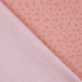 Percal Estampado Leaves Fresa - Ribes y Casals