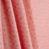 Percal Estampado Leaves Fresa - Ribes y Casals