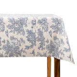 Algodón Resinado Toile de Jouy Azul-Blanco - Ribes y Casals