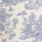 Algodón Resinado Toile de Jouy Azul-Blanco - Ribes y Casals