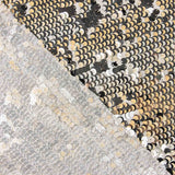 Tul Blanco con Lentejuelas Plata y Crema - Ribes y Casals