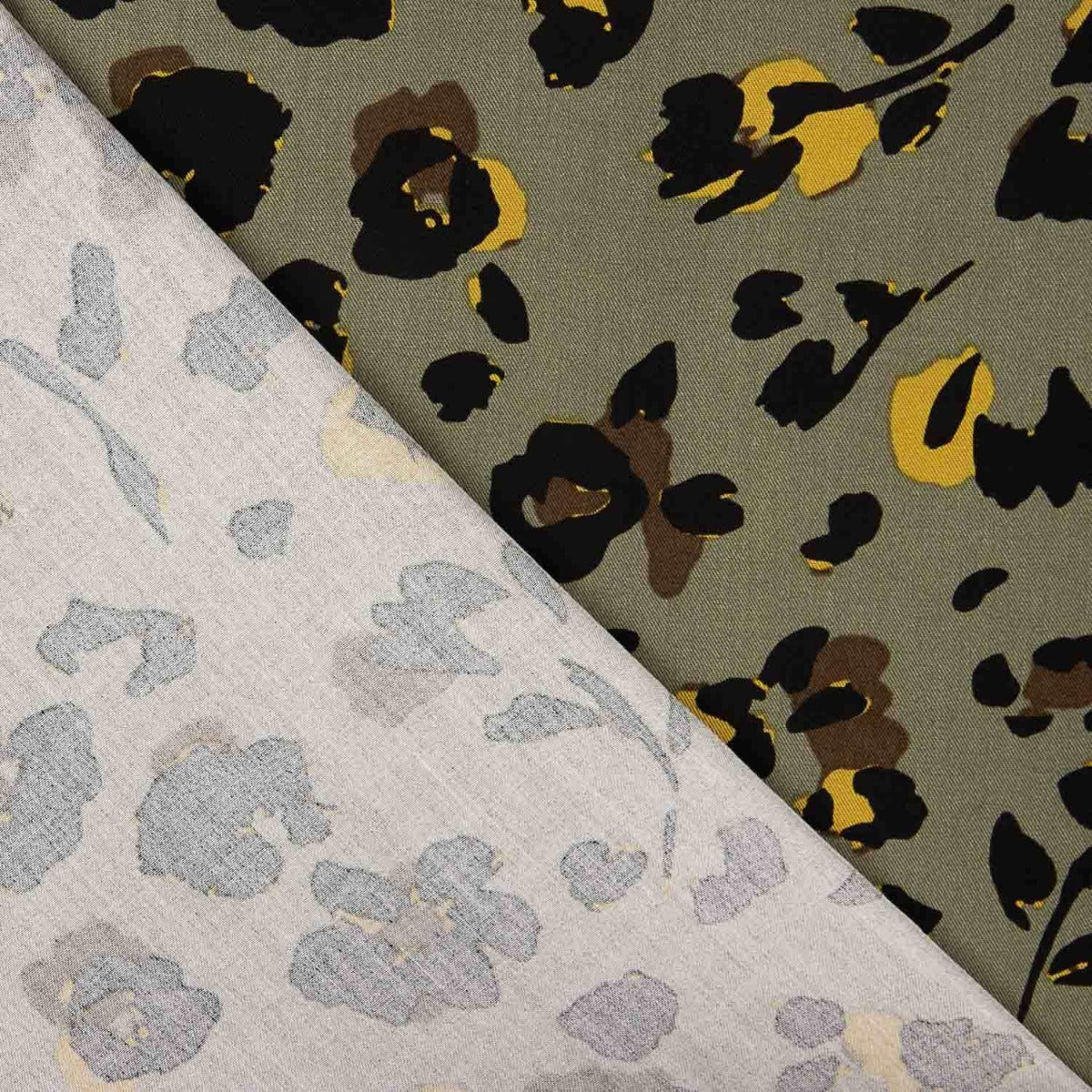 Viscosa Estampada Jungle Chic Verde - Ribes y Casals