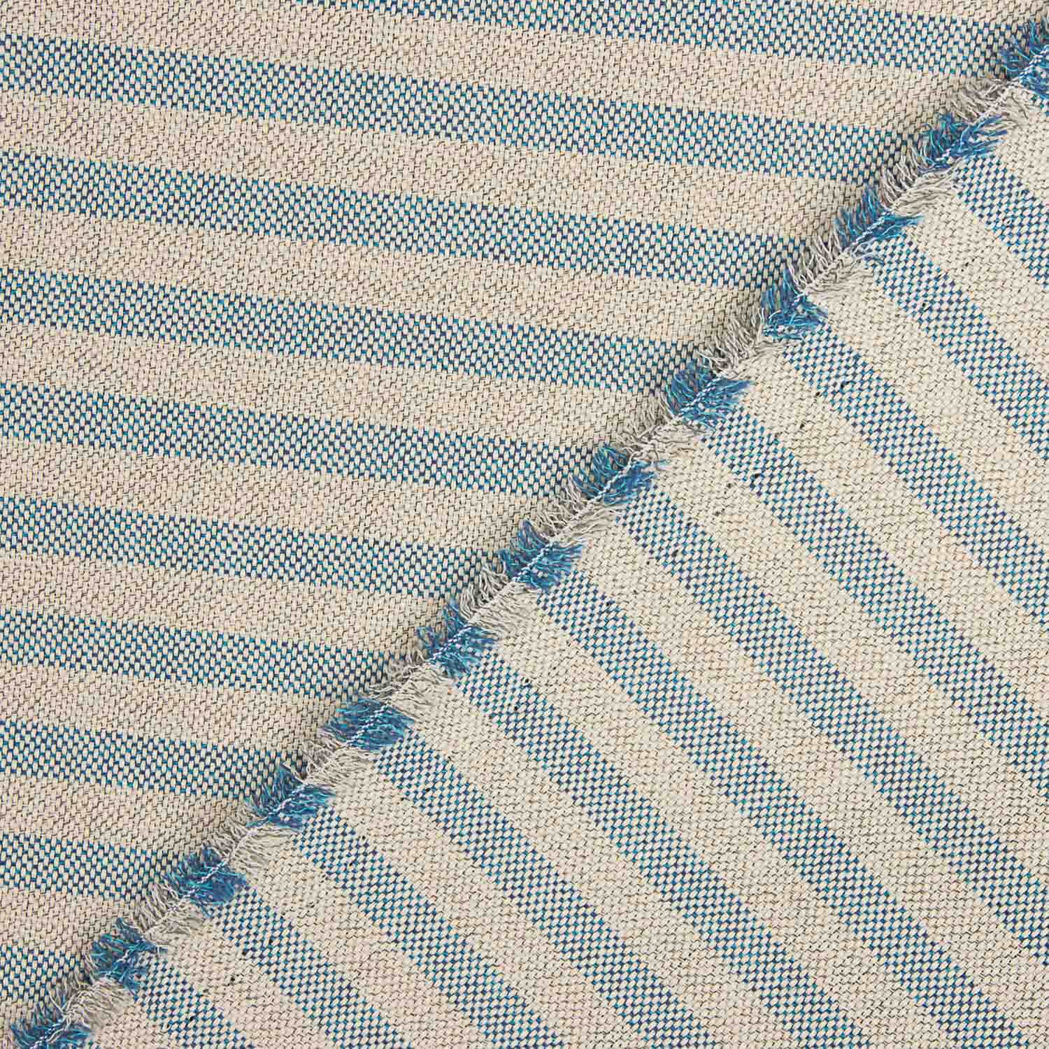 Lona Exterior Famara Rayas Azul - Ribes y Casals