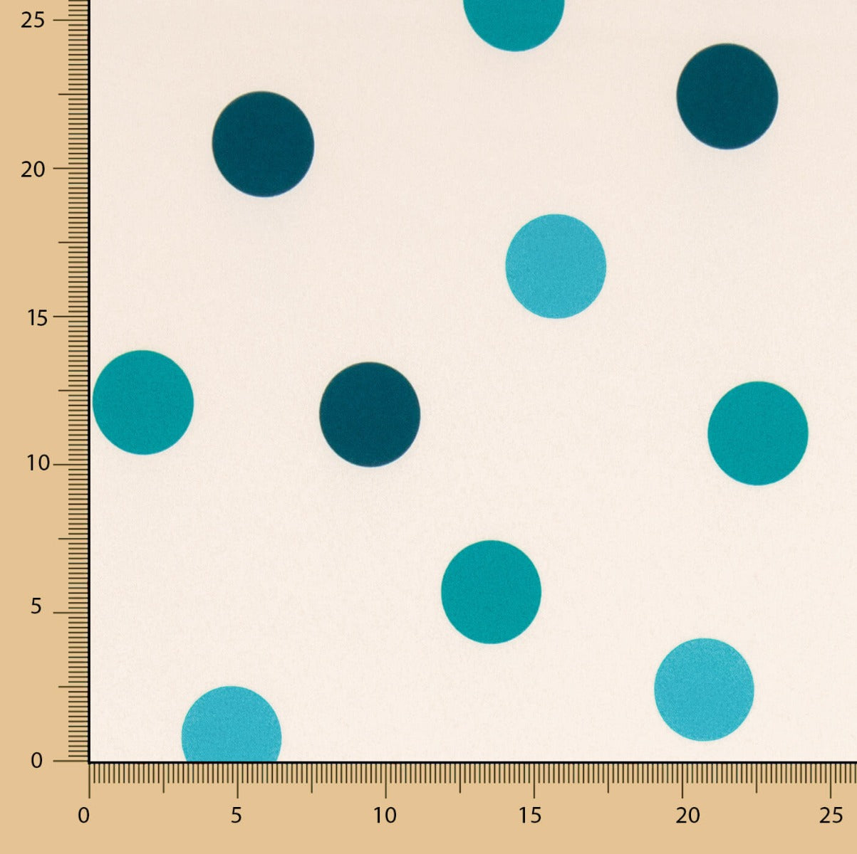 Fama Strecht Brillo Lunares Azul - Ribes y Casals