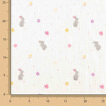 Muselina Algodón Conejitos Primavera - Ribes y Casals