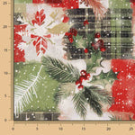 Loneta Estampada Navidad Patchwork Escocés - Ribes y Casals