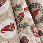 Loneta Estampada Navidad Gnomos - Ribes y Casals