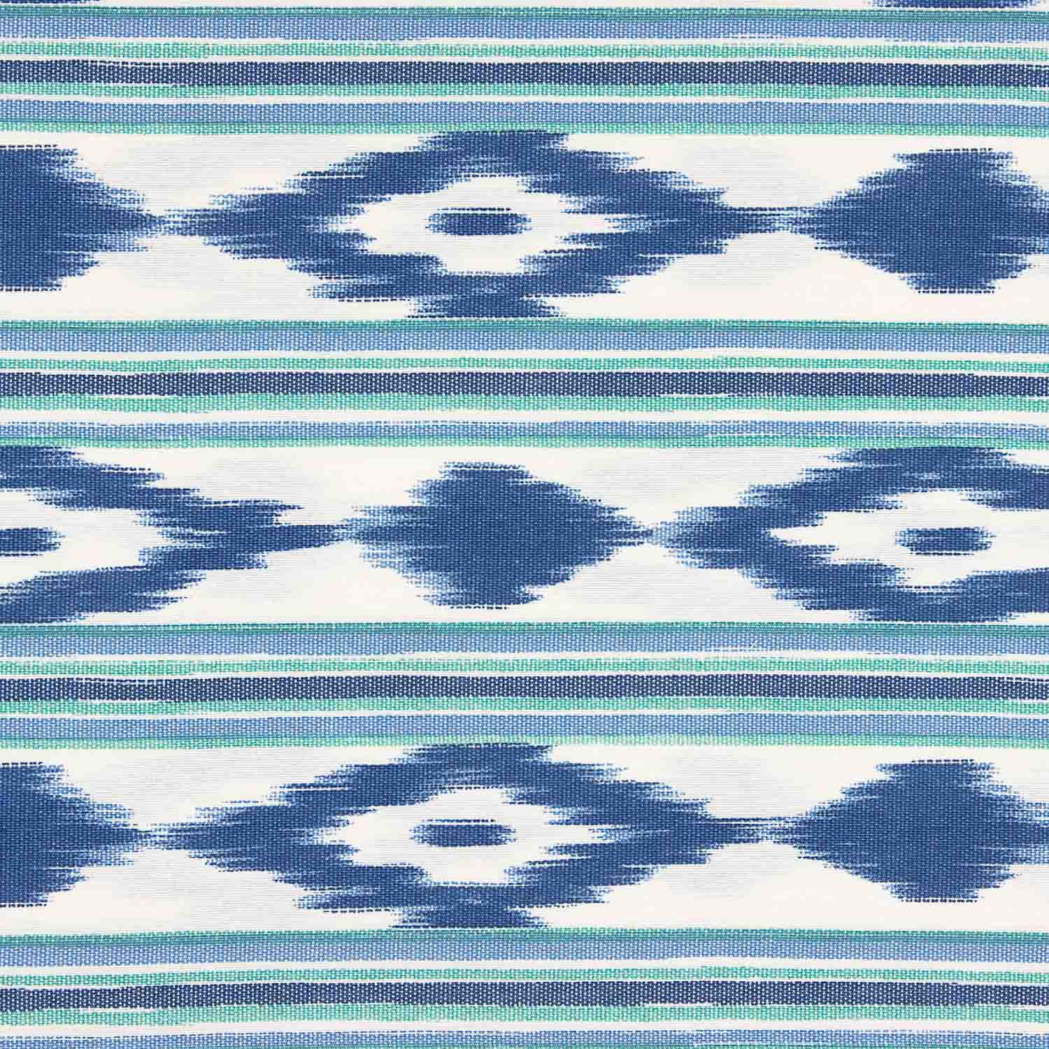Loneta Estampado Lengua Mallorquina Azul y Verde - Ribes y Casals