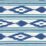 Loneta Estampado Lengua Mallorquina Azul y Verde - Ribes y Casals