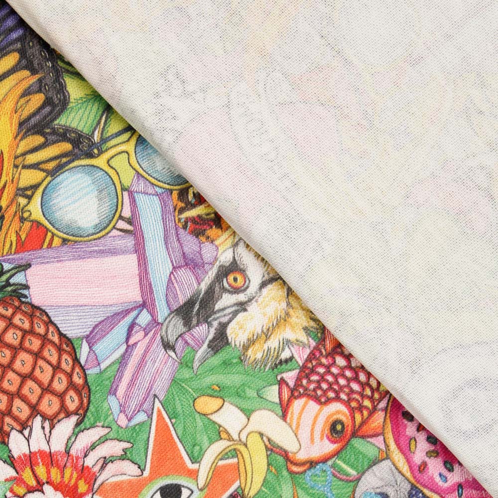 Loneta Algodón Orgánico Miscelánea Multicolor - Ribes y Casals