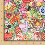 Loneta Algodón Orgánico Miscelánea Multicolor - Ribes y Casals