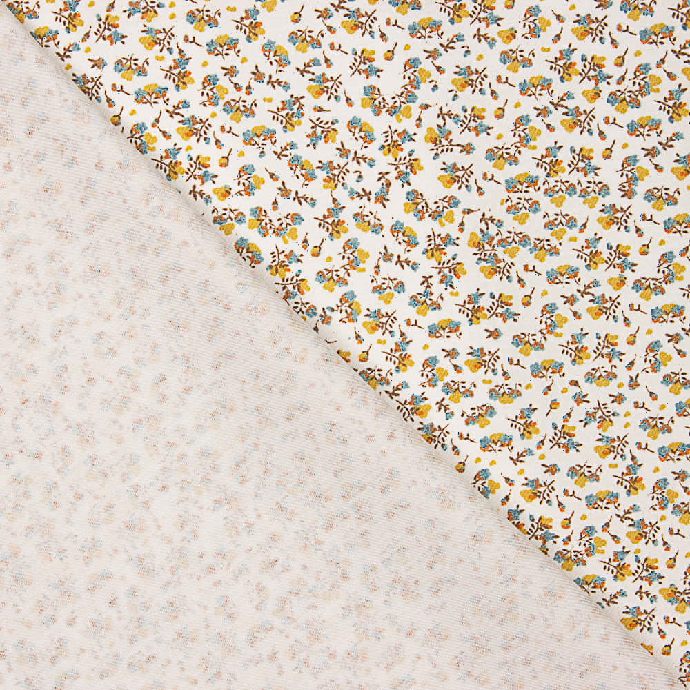 Viyela Algodón Florecitas amarillas - Ribes y Casals