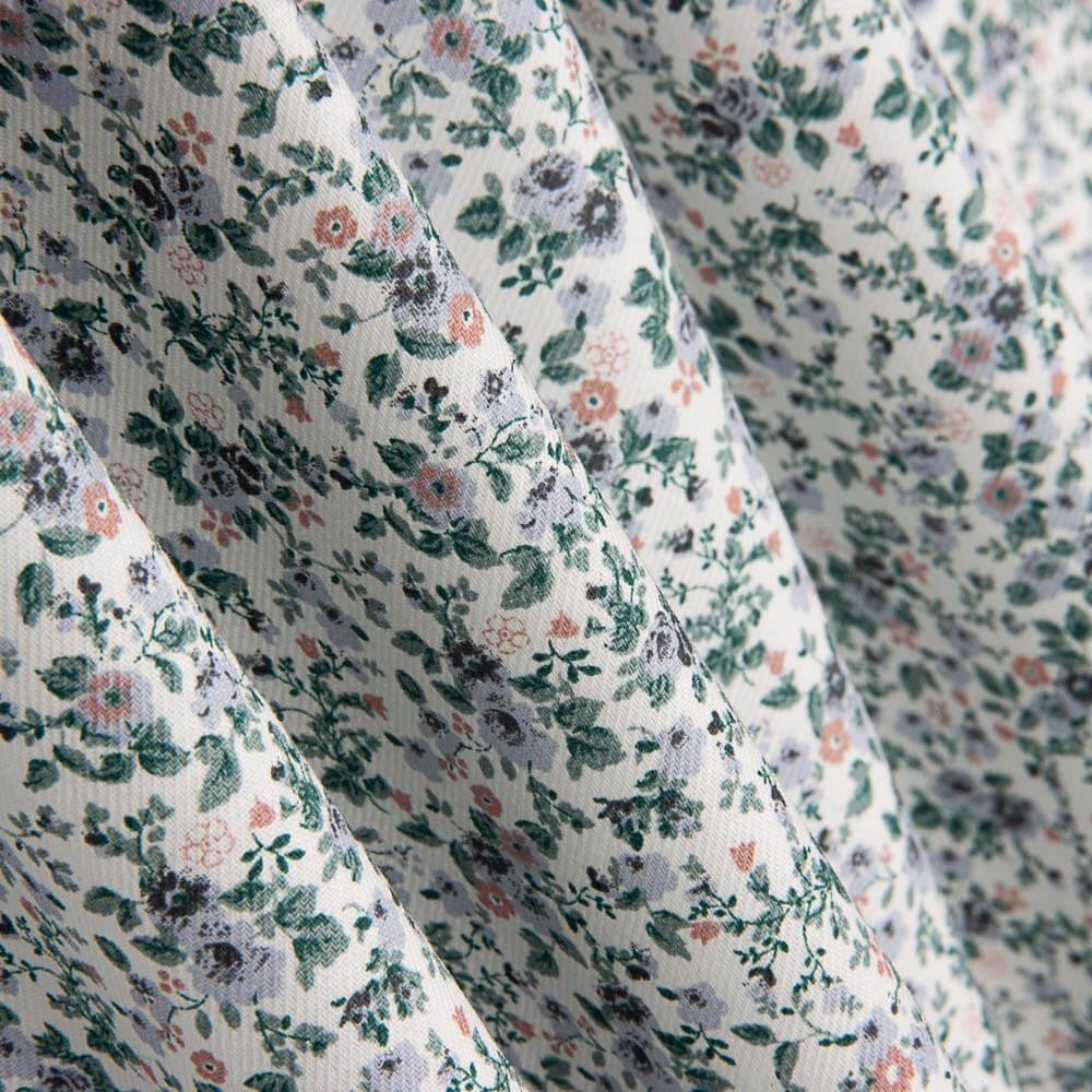 Viyela Algodón Florecitas azules - Ribes y Casals