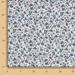 Viyela Algodón Florecitas Denia Azules - Ribes y Casals