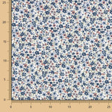 Viyela Algodón Florecitas Denia Azules - Ribes y Casals