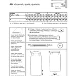 Patrón Burda 8155 Falda - Ribes y Casals
